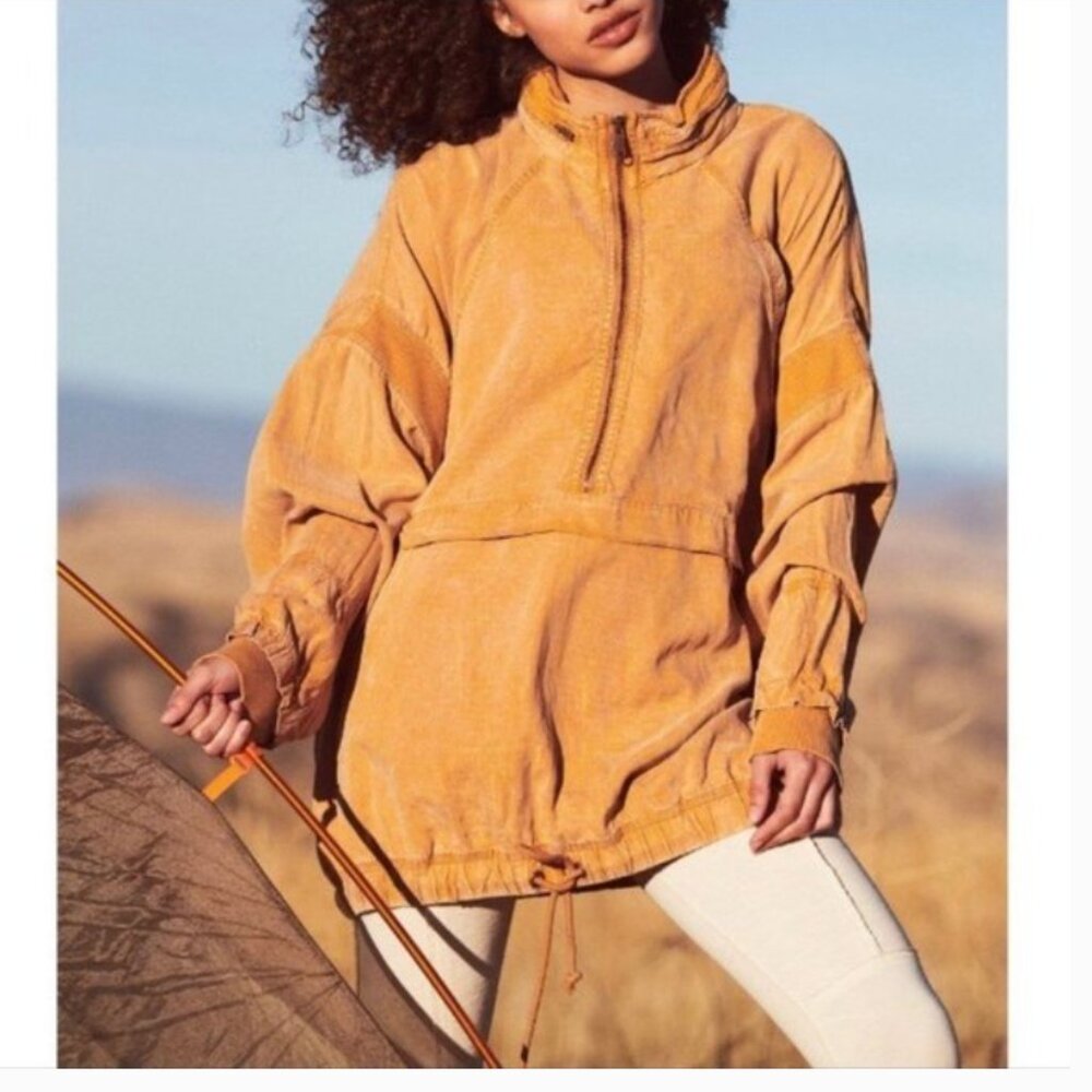 Free People Movement Safari Side Pullover Utility Jacket Coconut Casual XS